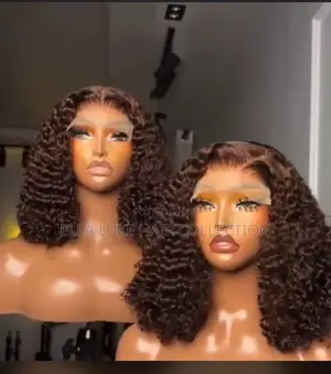 Human Hair Pixie Wig - Chestnut 18"
