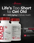 Micro Ingredients NAD+ 500mg & Resveratrol 240 Capsules - 2
