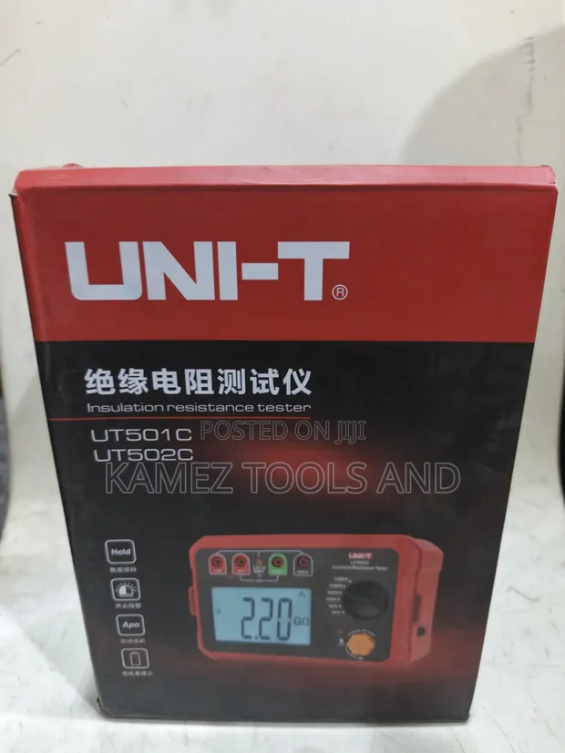 Uni-T UT502C 2.5kV Digital Insulation Resistance Tester - 1