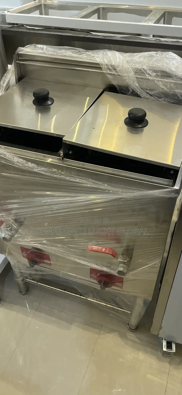 Standing Deep Gas Fryer - 20L Capacity - 1