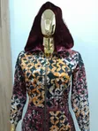 Bespoke Adire Batik Hoodie Dress - 2