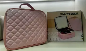 Make Up Bag with Rechargeable LED Mirror