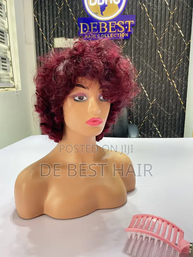 Gashin Mutum 100% Wig Na Shaha-da-Shaha Mai Gyaran Gaba - Ja-dogo, 10 Inch - 1
