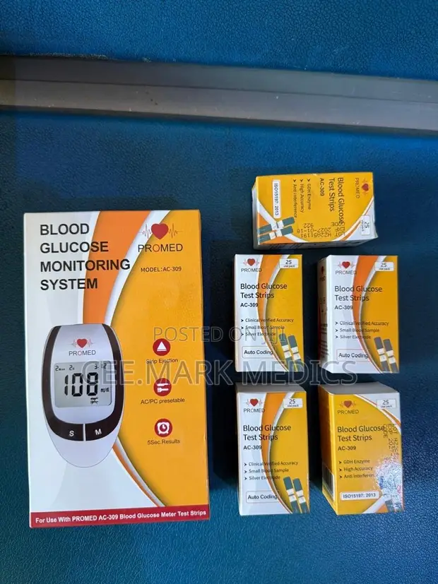 Promed Glucose Meter da Strips - 1