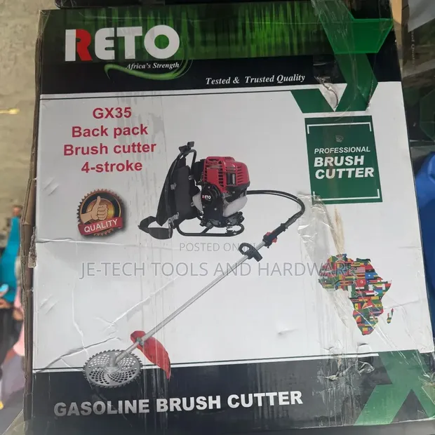 Reto GX35 4-Stroke Backpack Brush Cutter - 1