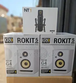 KRK Rokit 5 Studio Monitor & Rode NT1 Microphone