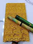 Luxury Guipure Cord Lace da Baguette Crystals - 4