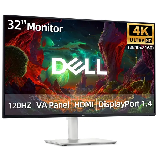 Dell 32 Plus 4K Monitor S3225QE | 31.5" VA Panel, 120Hz - 1