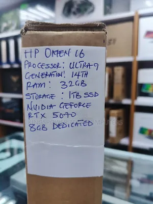 New HP Omen 16 Laptop: Core Ultra 9, 32GB RAM, 1TB SSD