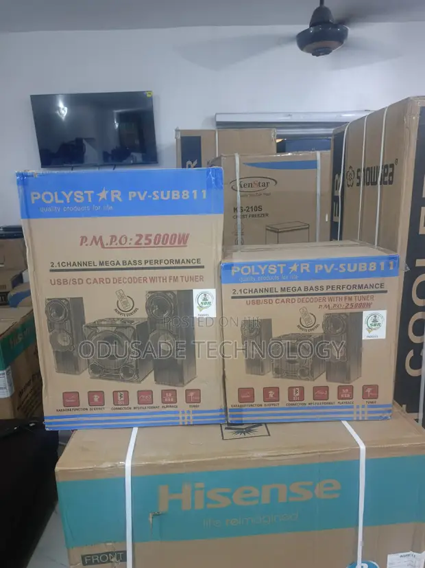 Polystar PV-Sub811 Mai Ƙarfin Subwoofer - 1