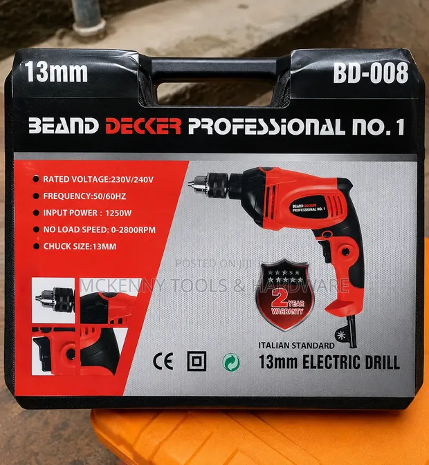 Black & Decker BD-008 13mm Electric Drill | 1250W - 1