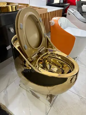 Ideal Gold One-Piece Egg Shaped Water Closet
