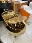 Ideal Gold One-Piece Egg Shaped Water Closet - 2