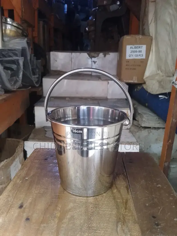 16cm Stainless Steel Ice Bucket - 1