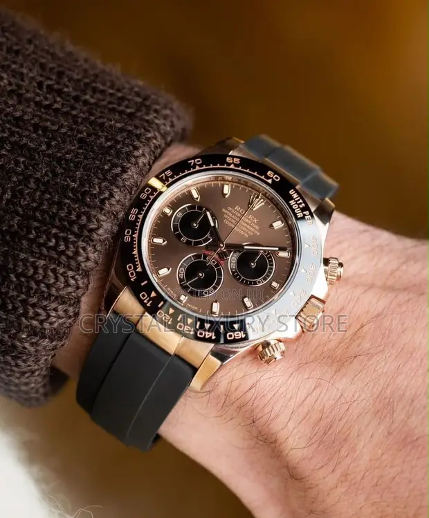 Rolex Oyster Perpetual Rubber Strap Watch - 1