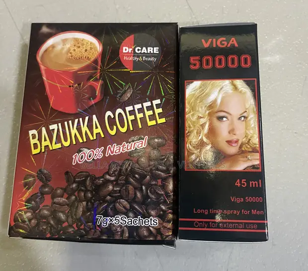 Bazukka Coffee + Viga 50000 Long-Time Spray Combo - 1