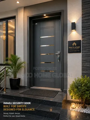 Israeli Security Door 4ft x 7ft - Brand New