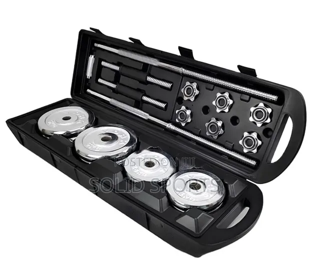 Adjustable Dumbbell Set 50kg - Brand New - 1