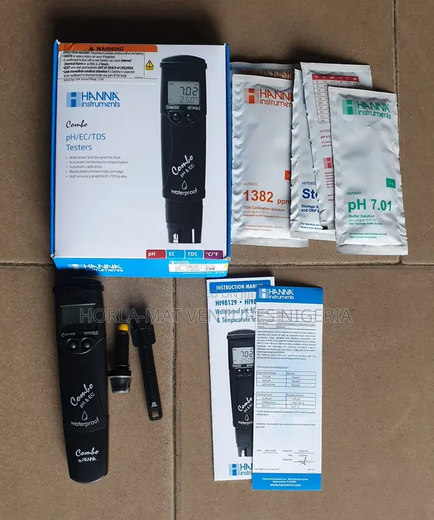 Hanna HI98129 pH/EC/TDS/Temp. Meter (Brand New) - 1