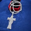 Luxury Iced Out Tennis Chain and Pendant Set - 1