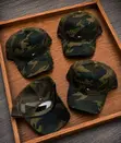 Luxury Men's Army Green Face Cap - 1