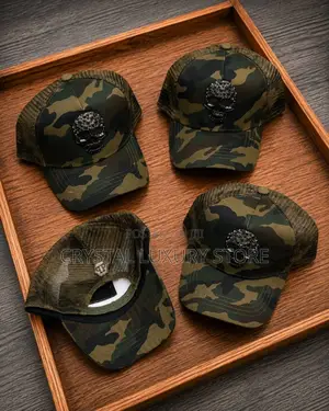 Luxury Men's Army Green Face Cap