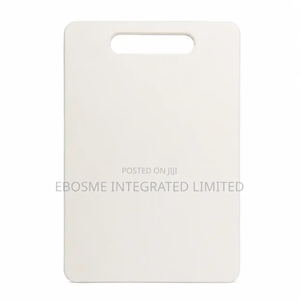 White Kitchen Cutting Board with Handle - 1