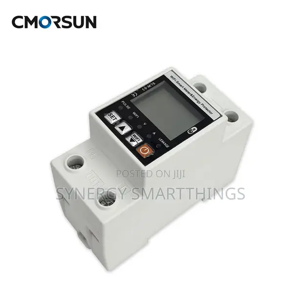 63A Wi-Fi Tuya Overvoltage Protector with Display Breaker - 1