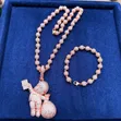 Luxury Non-Tarnish Zirconia Kayayyakin Wuyan Jiki - 1