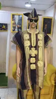 Saka Aso Oke Agbada, Danshiki, Wando, Sokoto da Fila - 2