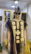 Saka Aso Oke Agbada, Danshiki, Wando, Sokoto da Fila - 3