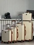 Premium ABS Luggage Set - Brown - 1