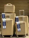 Premium ABS Luggage Set - Brown - 3