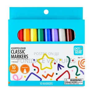 Pen+Gear 10 Pack Assorted Color Markers