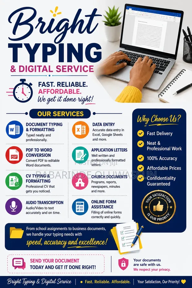 Bright Typing & Digital Services - 1