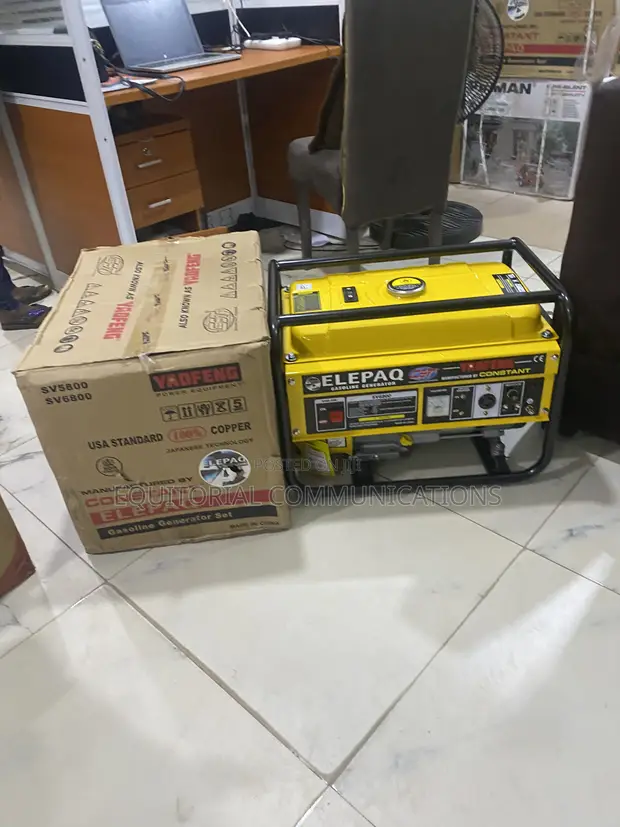 Elepaq SV6800 Gasoline Generator - Brand New - 1