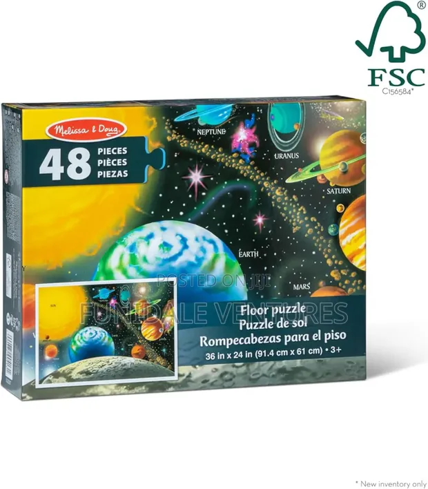Melissa & Doug 48-Piece Solar System Floor Puzzle - 1