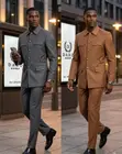 St. Vincent Doguwar Hannu Safari Suit - Brown - 1