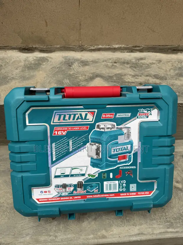 Total 3D Laser Level TLL301201 - 16V Green Beam - 1