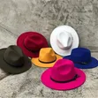 Stylish Fedora Hat (13 Colours Available) - 1