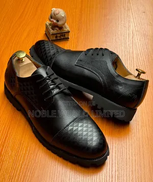 All Black Leather Shoes - JCE 7s
