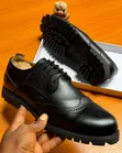All Black Leather Shoes - JCE 7s - 2