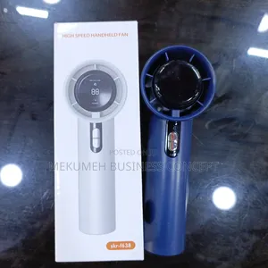 High Speed Handheld Fan with Digital Display