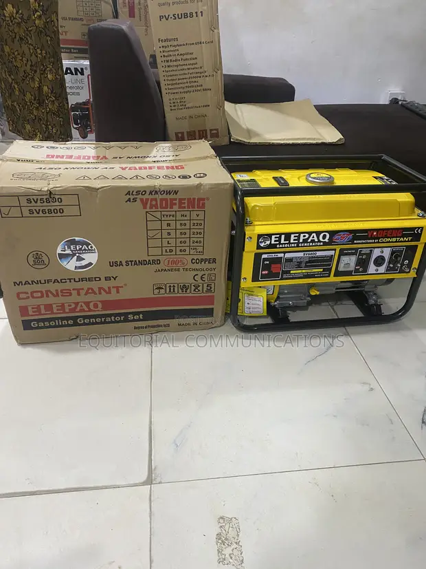 Elepaq SV6800 Gasoline Generator - 4.5kW - 1
