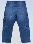 CANDA Blue Denim Combat Cargo Trousers - Size W36 L43 - 2