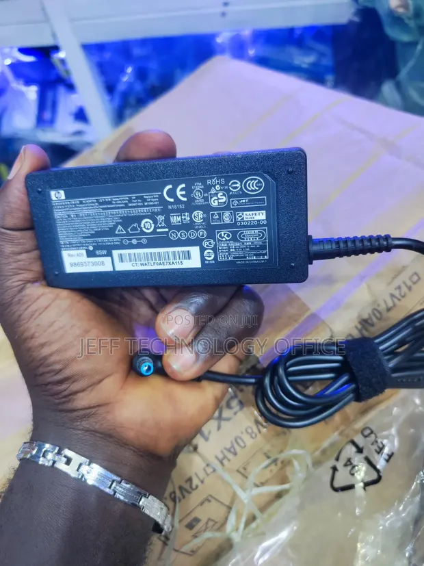 Genuine HP 65W Smart Blue Mouth AC Power Adapter - 1