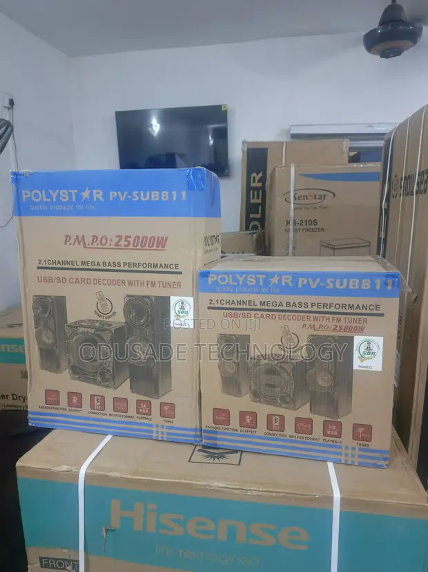 Polystar PV-SUB811 Quality Bluetooth Subwoofer - 1