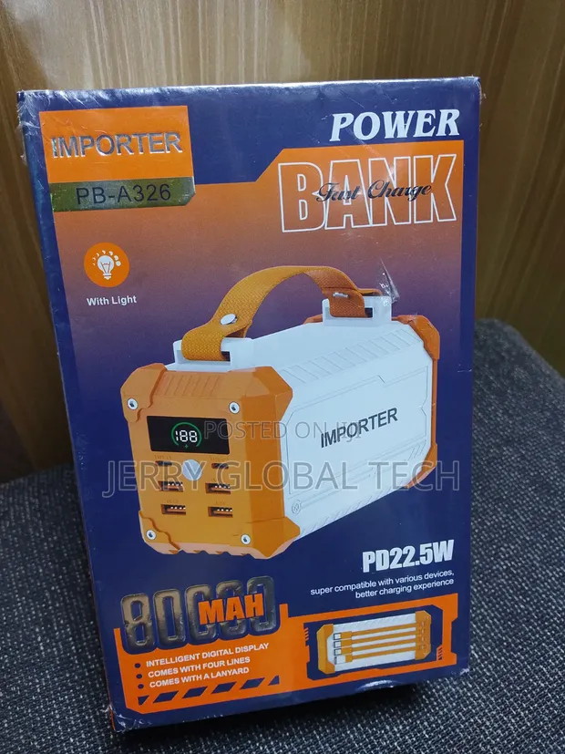 Power Bank 80,000mAh - 1