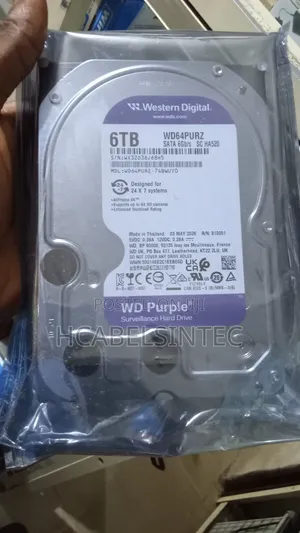 WD Purple 6TB Hard Drive