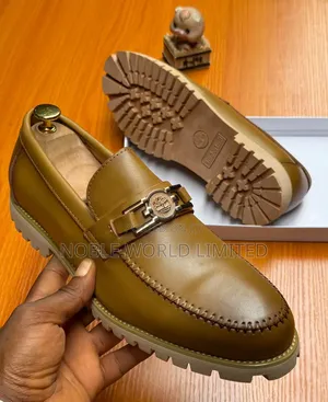 Men's Elegant Leather Shoes - Black/Brown